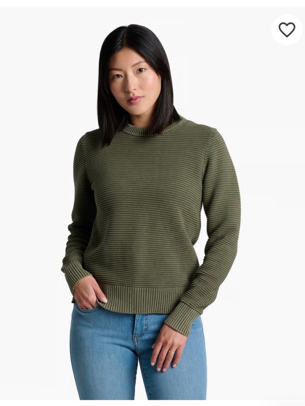 Kuhl Sofia Sweater in Vine 100% Organic Cotton Size Small